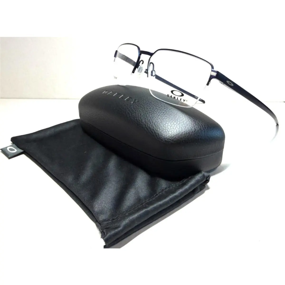 Sway Bar 0.5 OX5076-0456 Titanium Matte Midnight Authent Eyeglasses 56-16 by Oakley