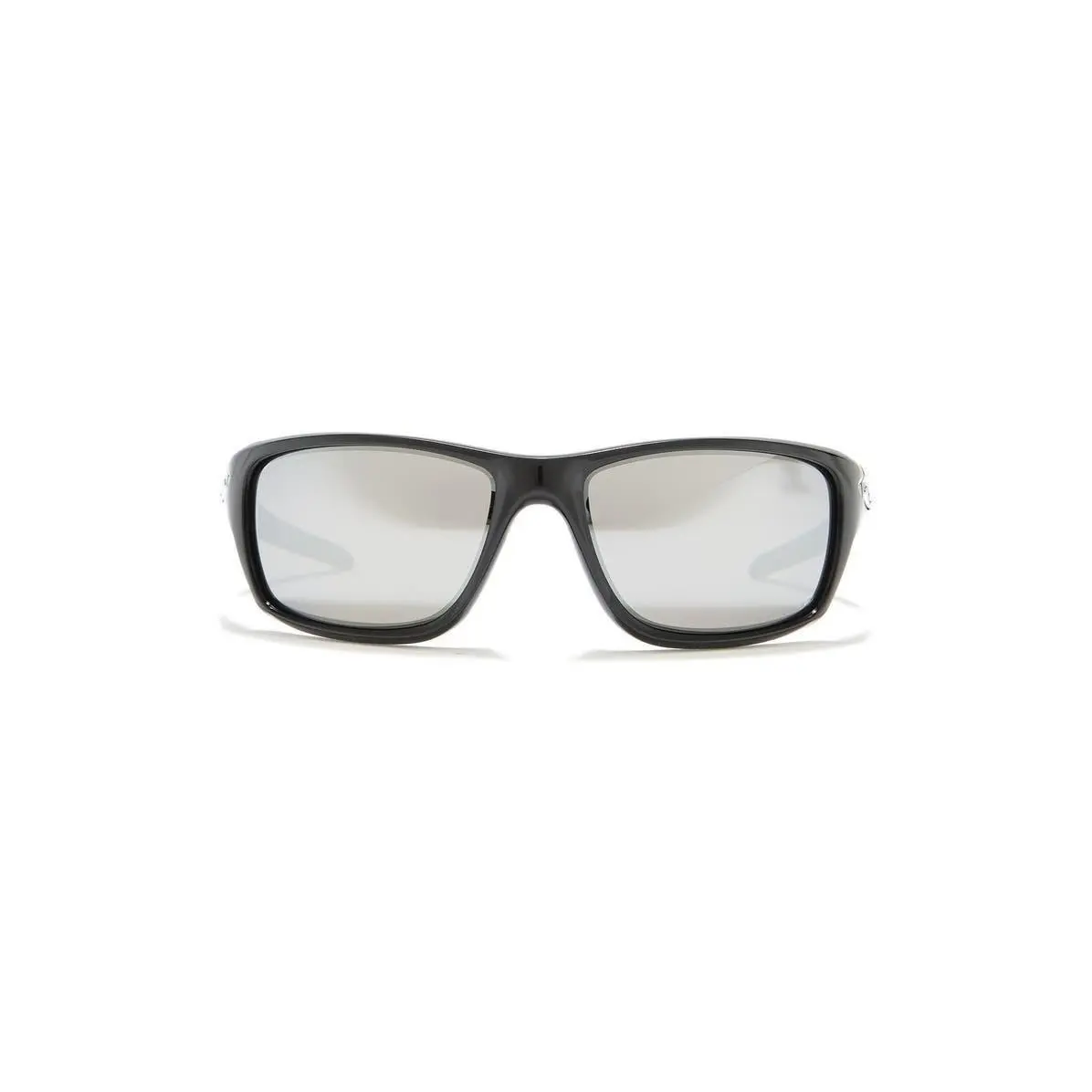 Oakley Men 60mm Rectangle Sunglasses Polished Black / Chrome