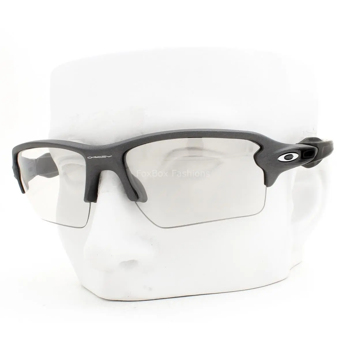 Oakley Flak 2.0 Xxl Sunglasses OO9488-0763 Steel Photochromic Clear with Case