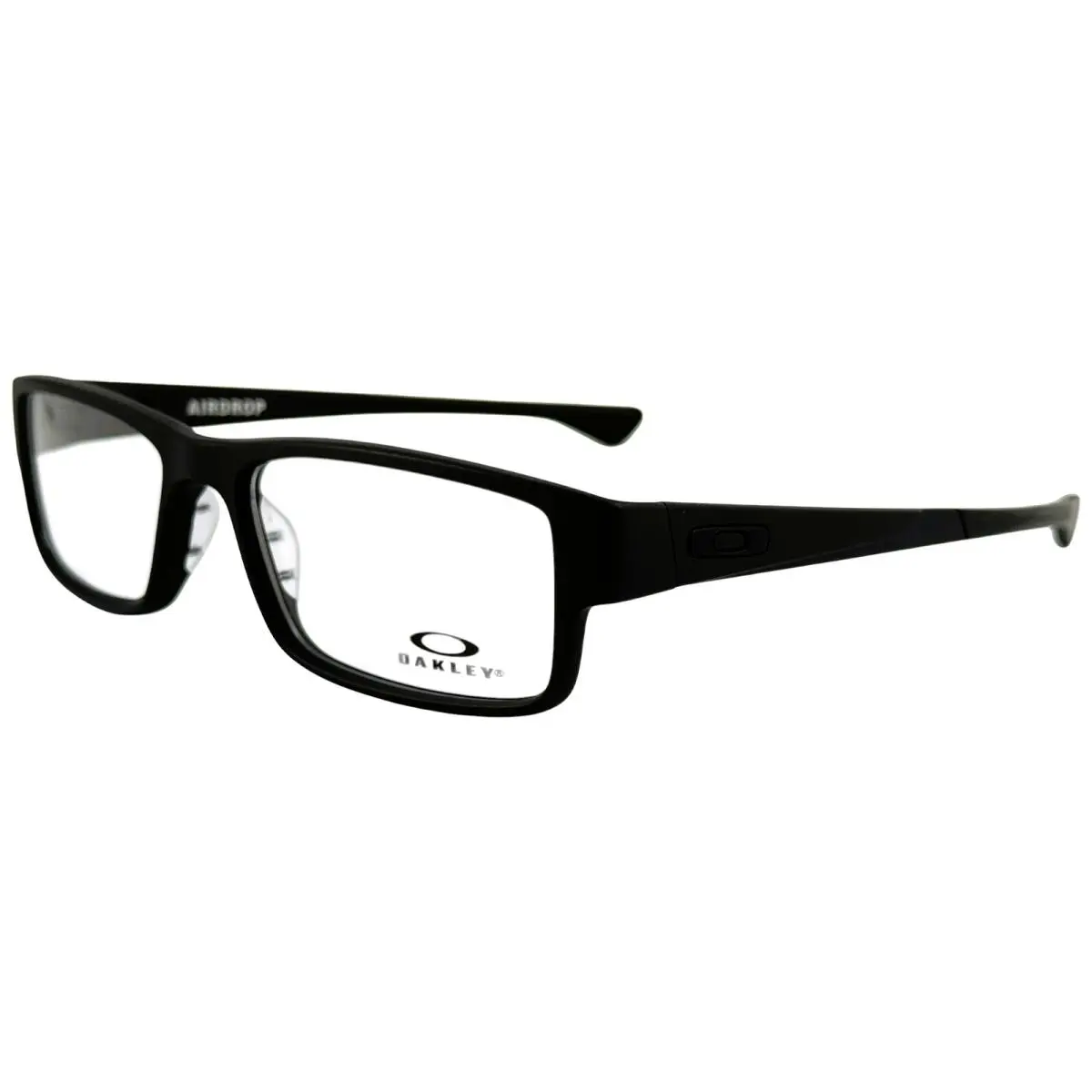 Oakley Airdrop Mens Plastic Eyeglass Frame 804601 Satin Black 57-18