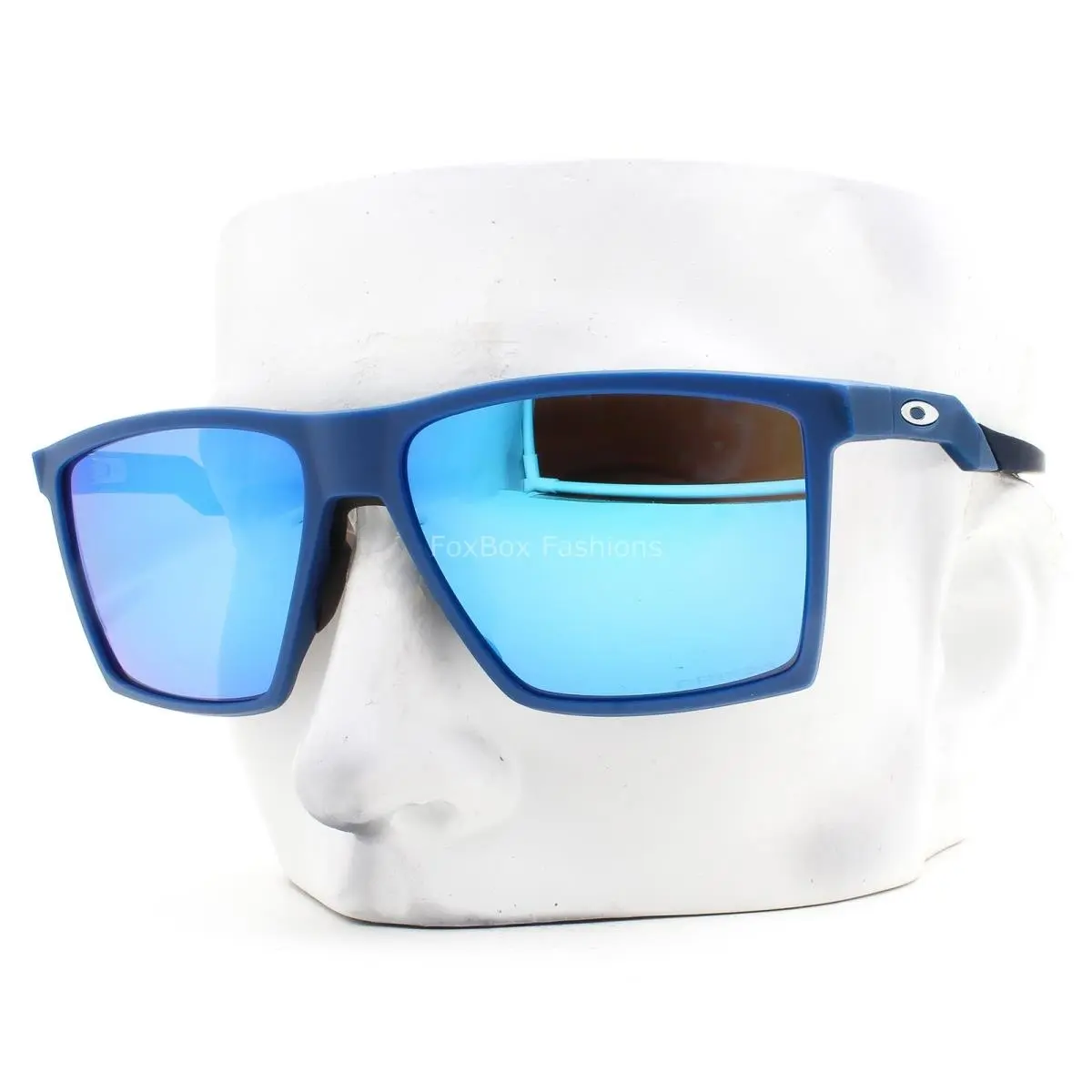 Futurity Sun OO9482-0357 Sunglasses Satin Blue Prizm Sapphire with Pouch by Oakley