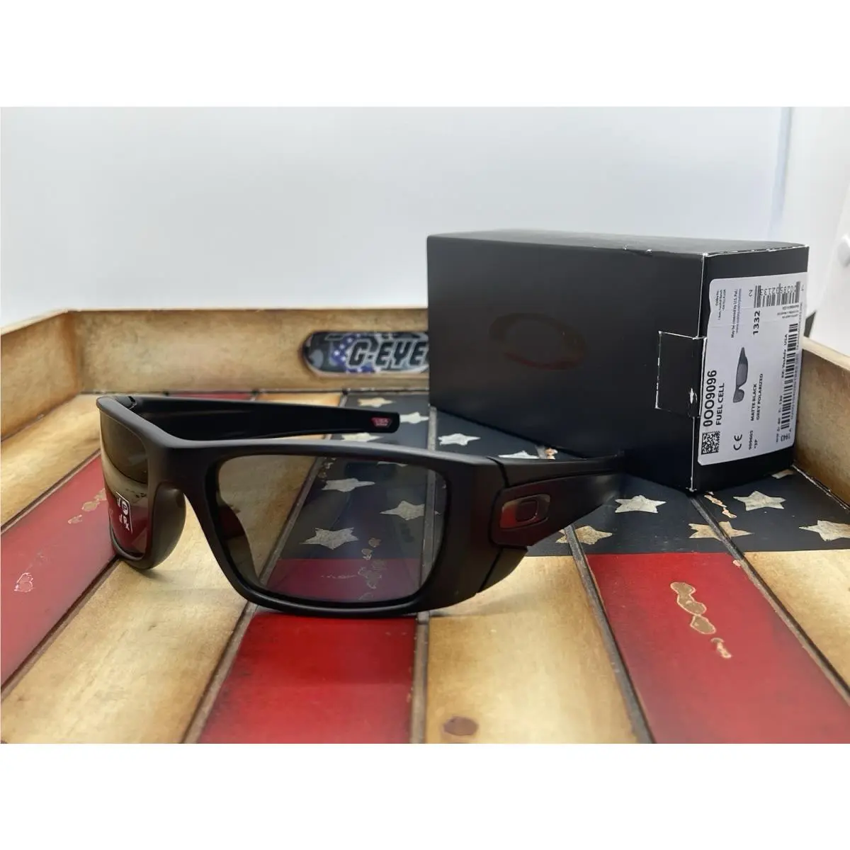 Fuel Cell Sunglasses 60mm Matte Black Polarized Grey Option To Add RX by Oakley