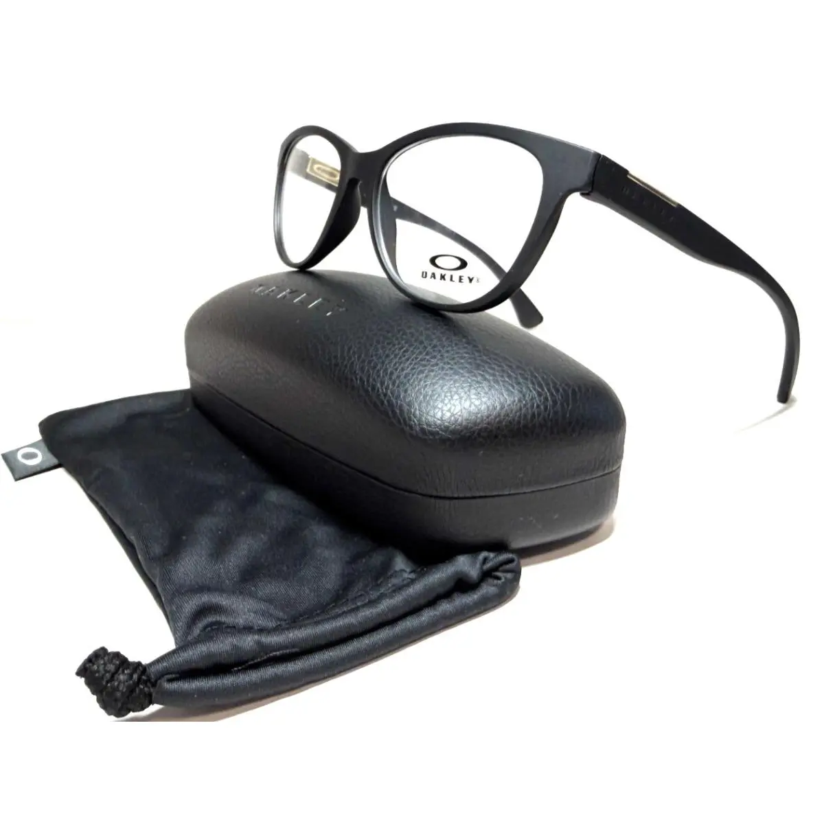 Plungeline OX8146-0752 Satin Black Eyeglasses Frame 52-16 by Oakley