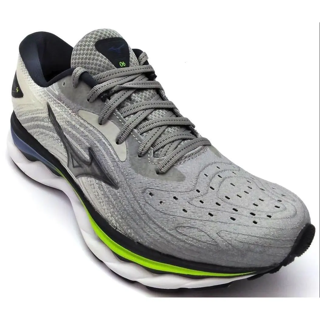 Mizuno shoes - Wave Sky 6 - Wave Sky - Multicolor, Main: Grey (UPC: 889961530319) 1