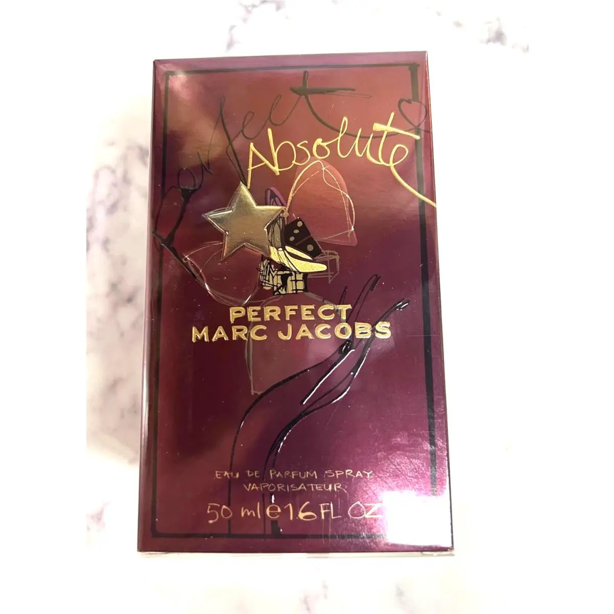 Marc Jacobs Perfect Absolute Eau de Parfum Spray 1.6fl.oz. Unsealed Box