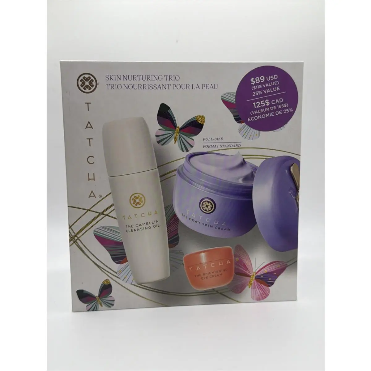 Tatcha Nurturing Trio Set Camellia Oil Dewy Cream Eye Cream