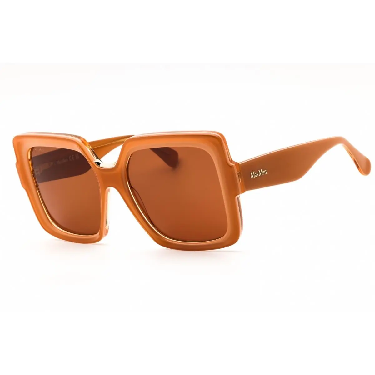 Max Mara MM088-44E-56 Sunglasses Frame Size 56mm 140mm 18mm Orange Women