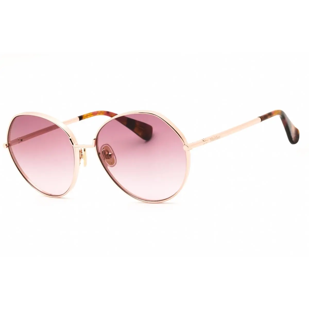 Max Mara MM096-28Z-57 Sunglasses Frame Size 57mm 135mm 16mm Rosegold Women