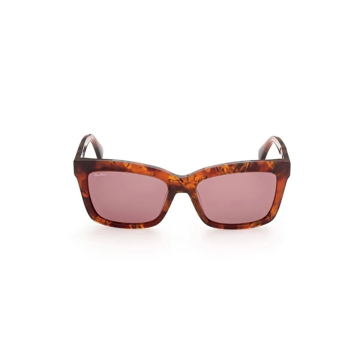 Max Mara Women 55mm Rectangular Sunglasses Red Havana / Bordeaux