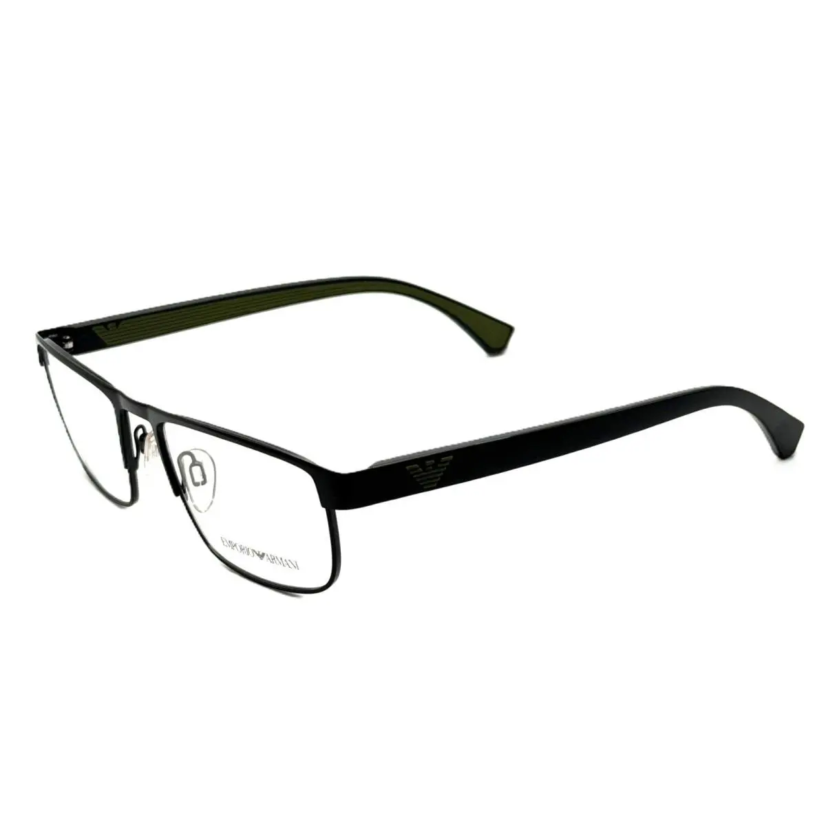 EA 1086 3001 Matte Black Men Eyeglasses 53mm 19 142 by Emporio Armani