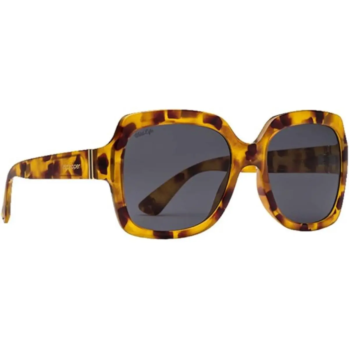 Vonzipper Women`s Dolls Spotted Tortoize Gloss/bronze Chrome OS Sunglasses