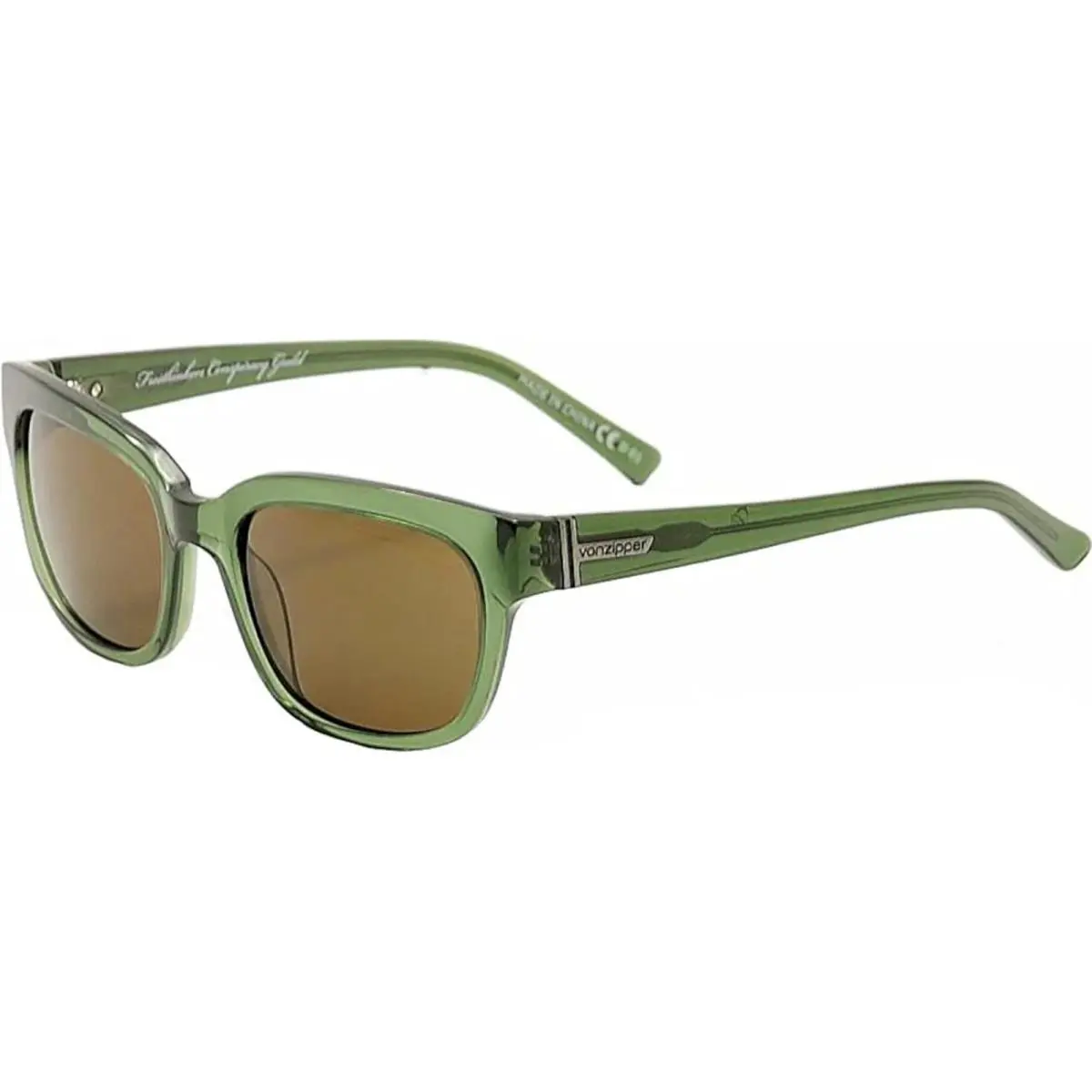 Vonzipper Men`s Commonwealth Green/bronze One Size Sunglasses