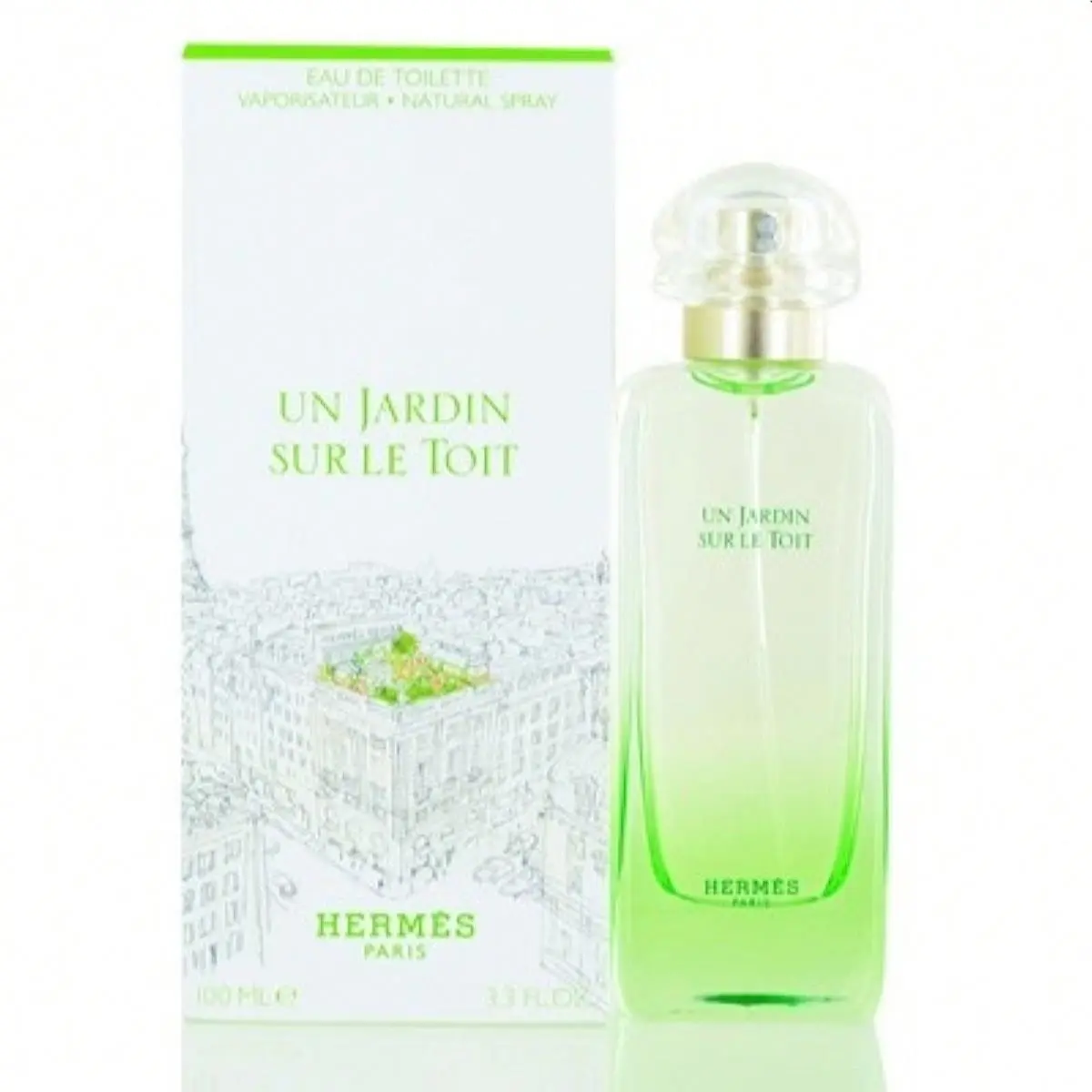 Hermes Un Jardin Sur Le Toit Eau de Toilette Spray Unisex 3.3 oz