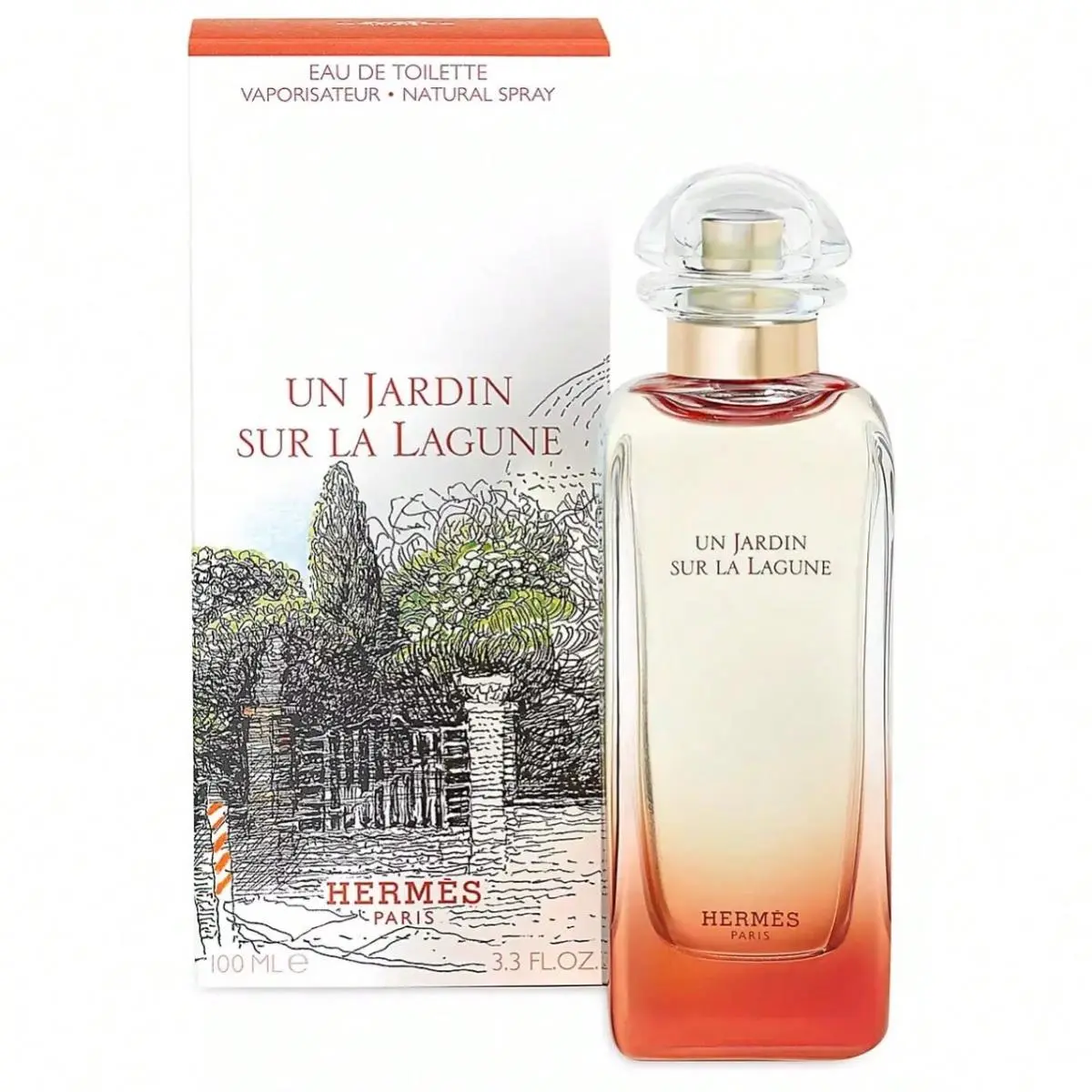 Hermes Un Jardin Sur La Lagune Eau De Toilette Spray 3.3 OZ / 100 ml Unisex