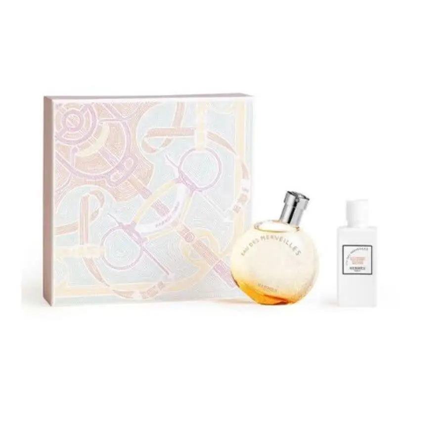 Hermes Ladies Eau Des Merveilles Gift Set Fragrances 3346130433804