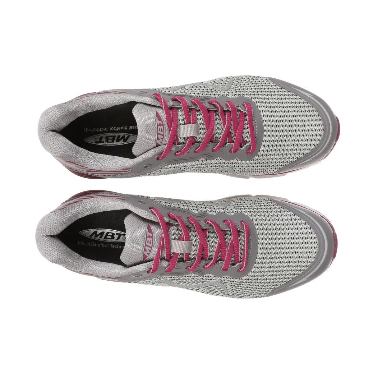 MBT shoes - 041468160219 - 041468160219 - LIGHT GREY/BERRY 7