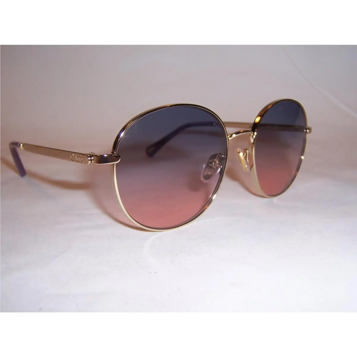 Chloe Sunglasses CH 0325S 003 Gold/blue 55MM