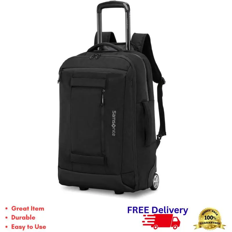 Samsonite Convertible Wheeled Backpack Rolling Laptop Travel Carry-on Bag