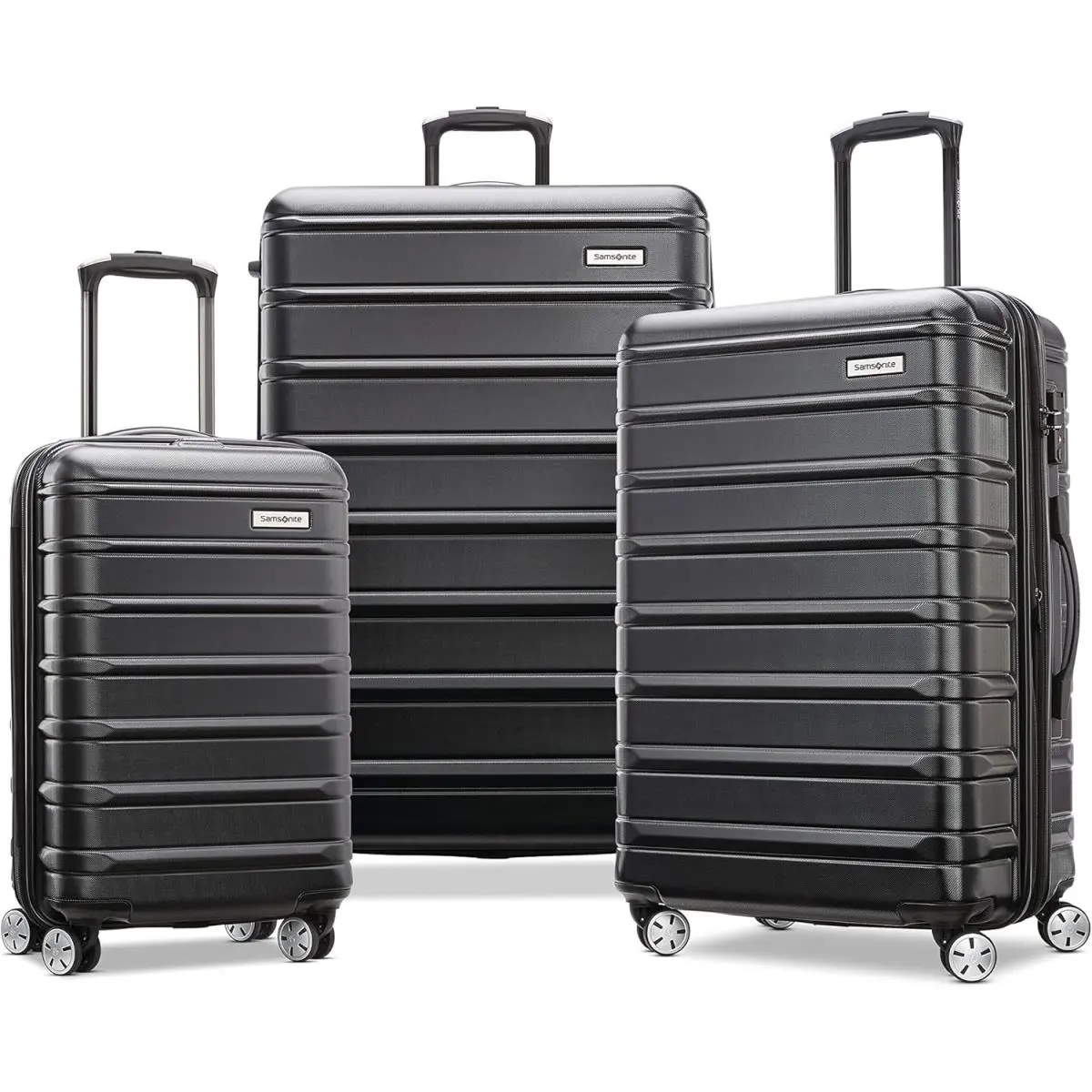 Samsonite Omni 2 Hardside 3 Piece Set - Includes Global Carry-on Medium Larg