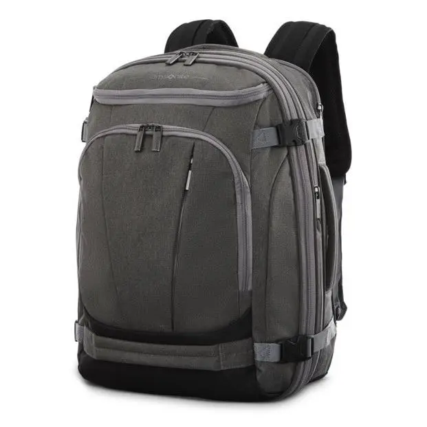 Samsonite Mother Lode Jr Backpack Heathered Graphite Travel Backpack 154256-D636