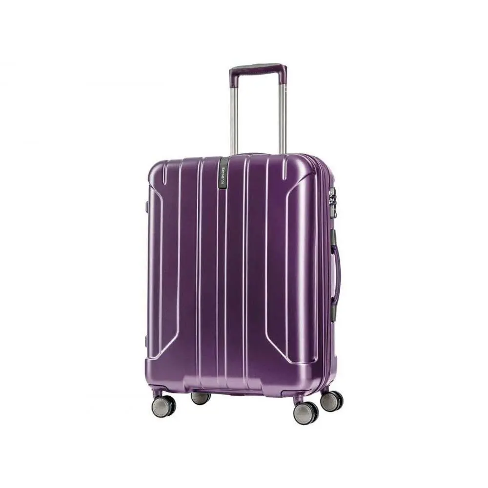 Samsonite Near Spinner Ladies Small Purple Polypropylene Luggage Bag