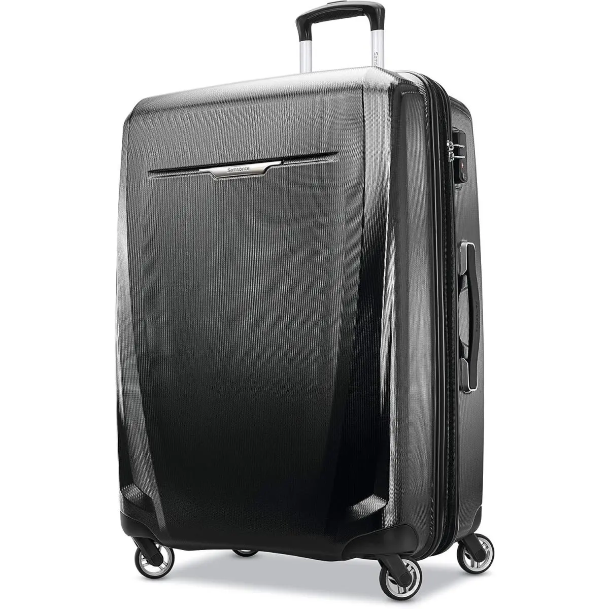 Samsonite Winfield 3 Dlx 28” Hardside Spinner Luggage Black Tsa Lock