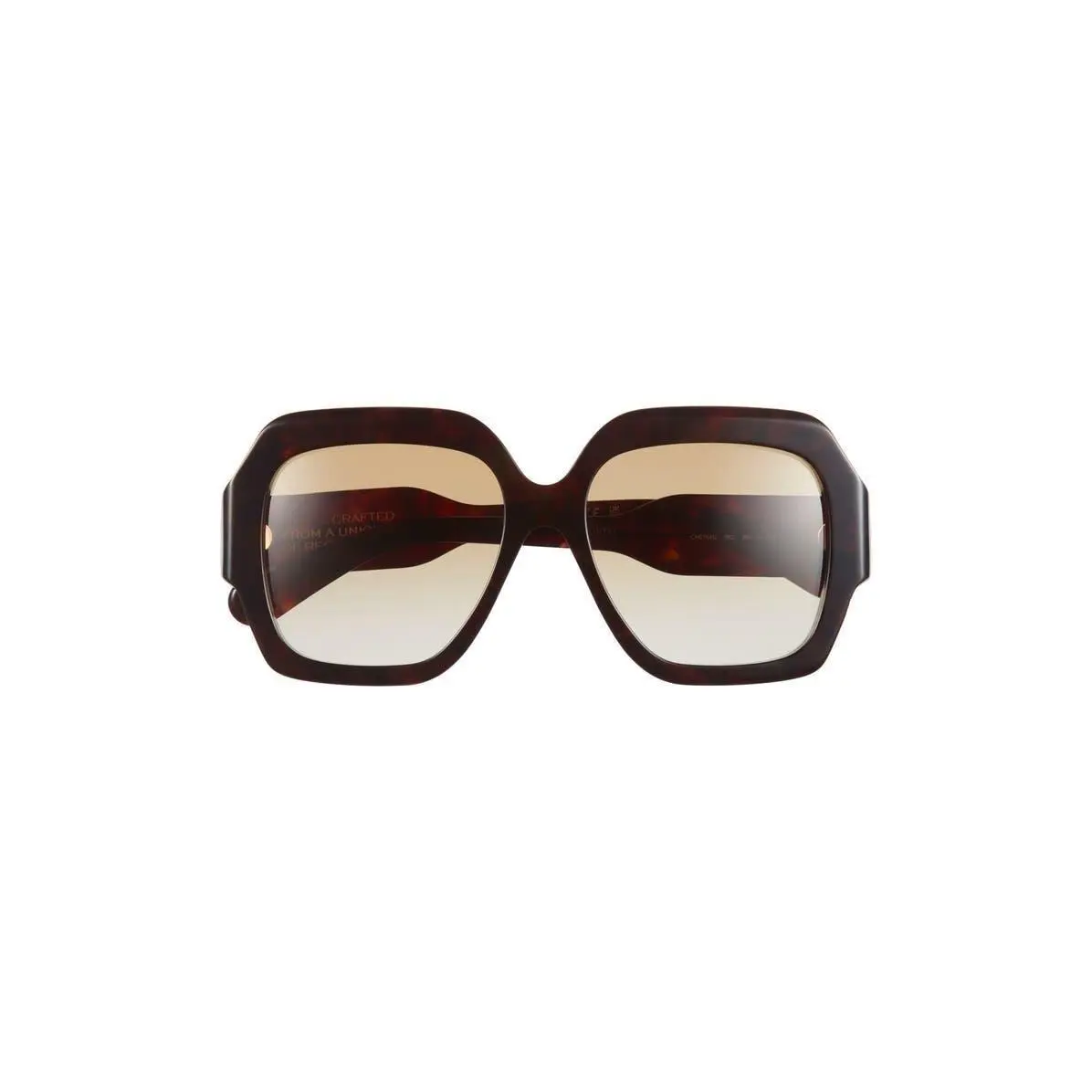 Chloé Women 56mm Rectangular Sunglasses Havana Havana Brown