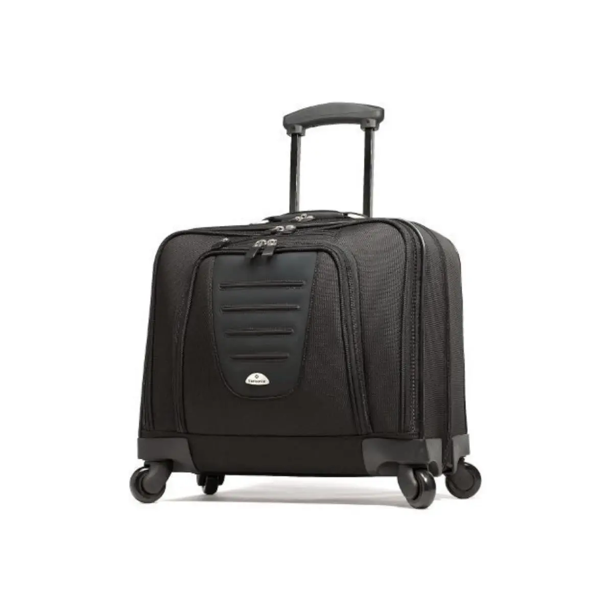 Samsonite Mobile Office Spinner Wheeled Briefcase Telescoping Handle Black