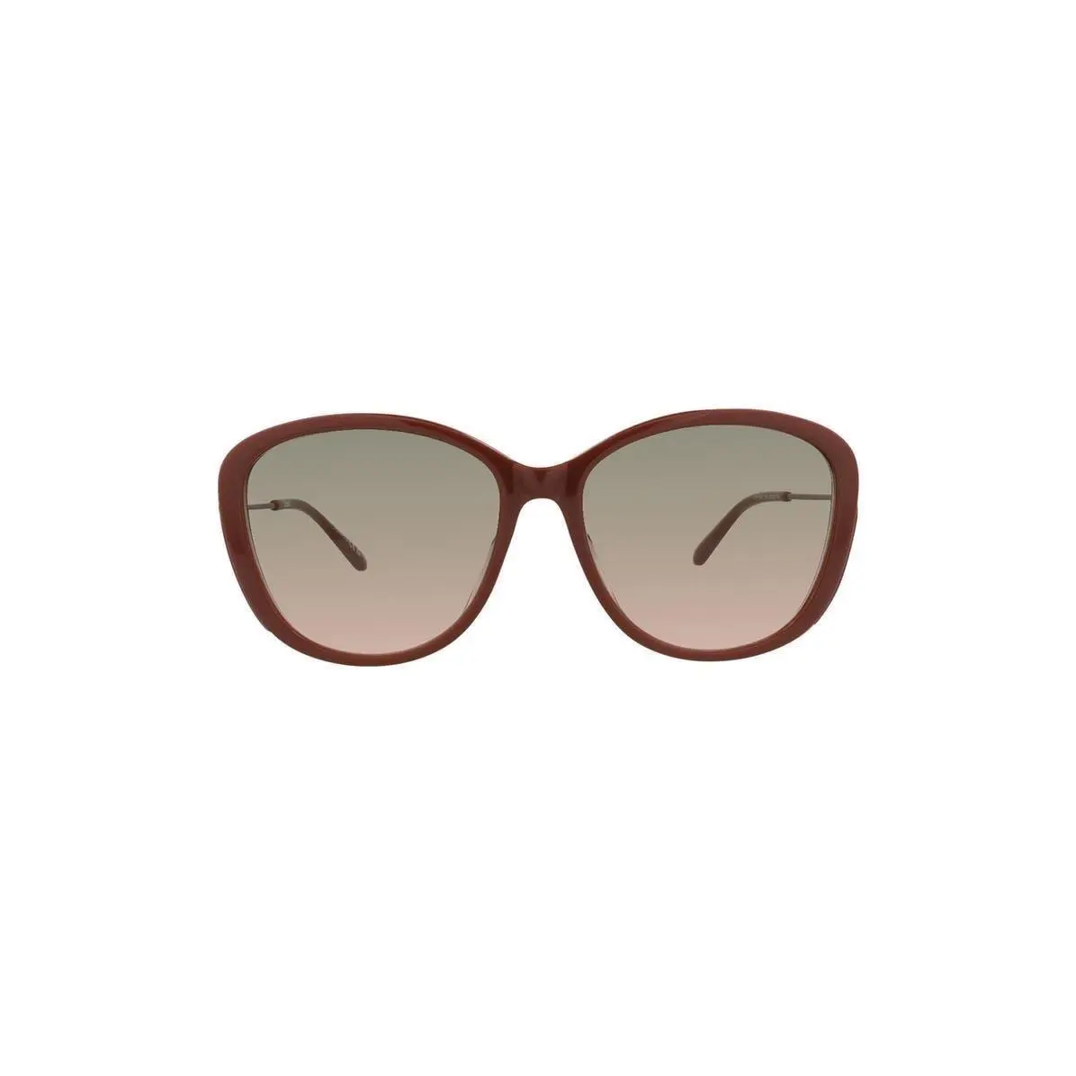 Chloé Women 59mm Round Sunglasses Brown Brown Green