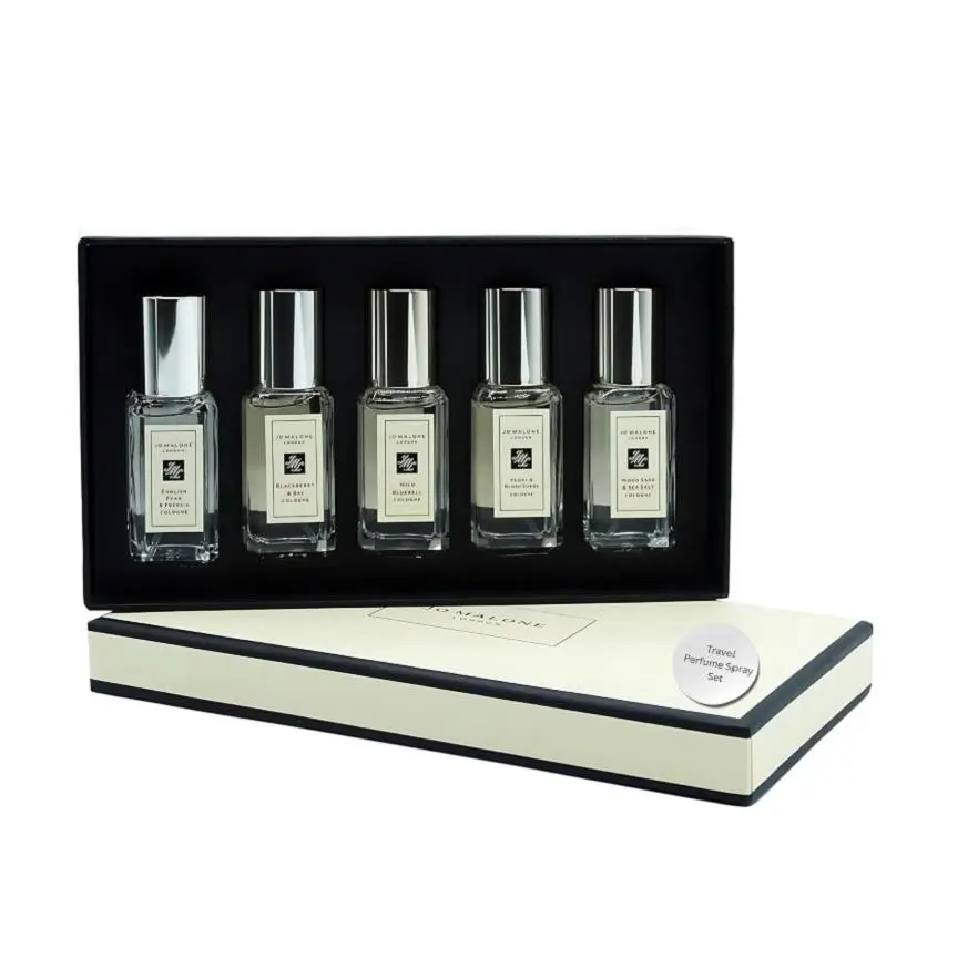 Jo Malone Cologne Spray 5-Piece Mini Variety Set For Men and Women Gift Set