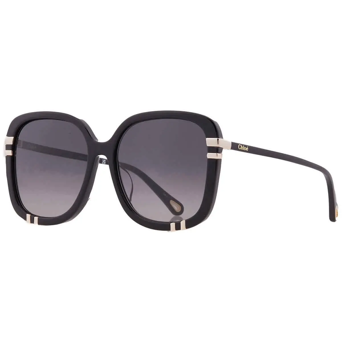 Chloe Grey Gradient Square Ladies Sunglasses CH0106SA 005 59 CH0106SA 005 59