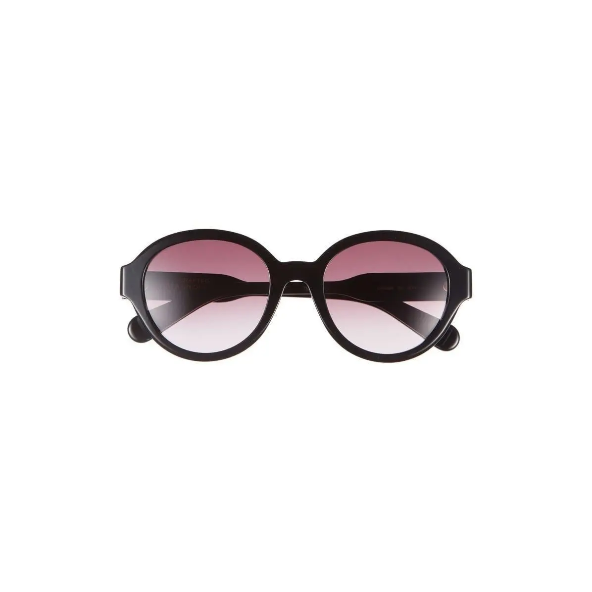 Chloé Women 54mm Round Sunglasses Black Black Red