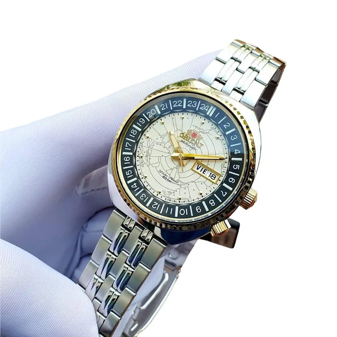 Orient Revival Automatic Beige Dial Men`s Watch RN-AA0E01S