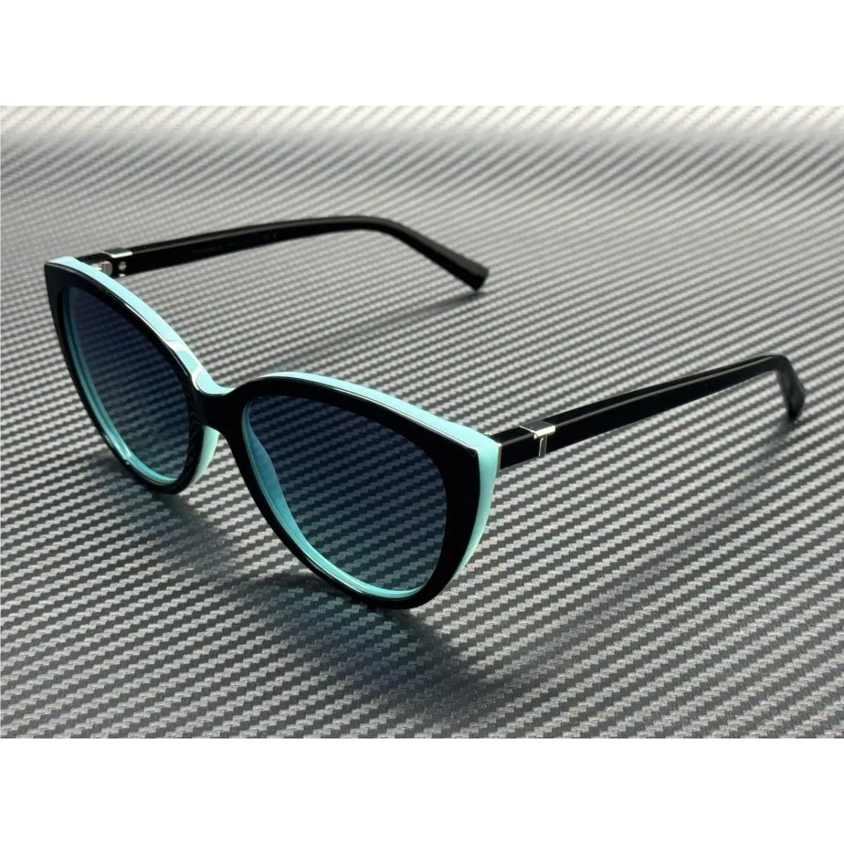 Tiffany TF4251 80559S Black Tiffany Blue Gradient Women`s 56 mm Sunglasses