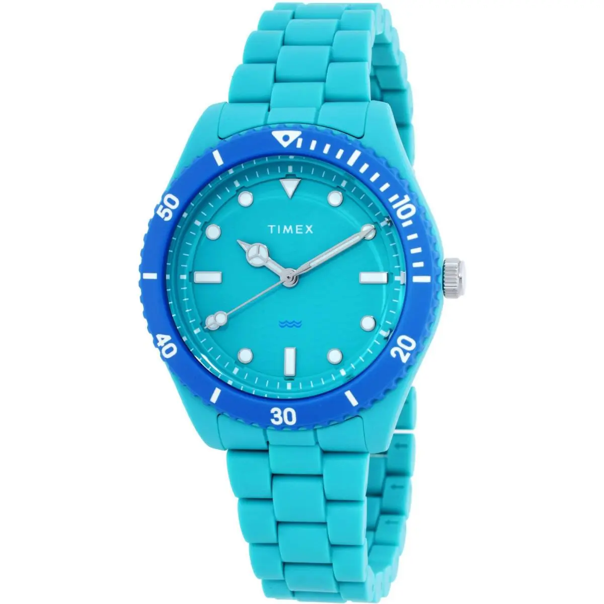 Women`s Analog Watch Legacy Quartz Green Dial Plastic Bracelet TW2Y04700VQ by Timex