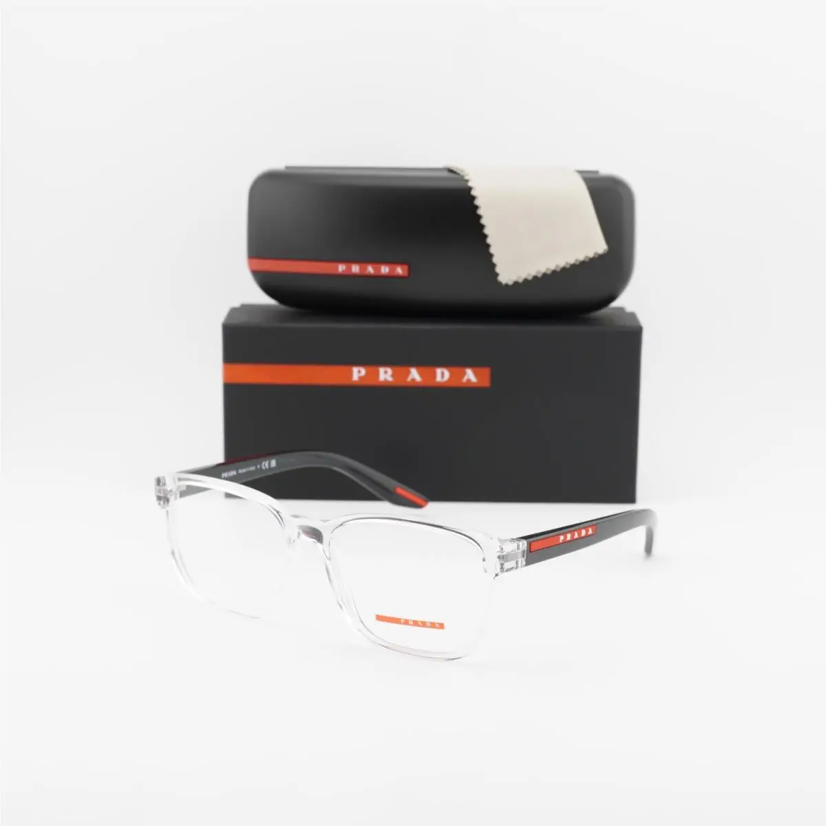 Prada Sport PS06PV 2AZ1O1 Crystal 57mm Eyeglasses
