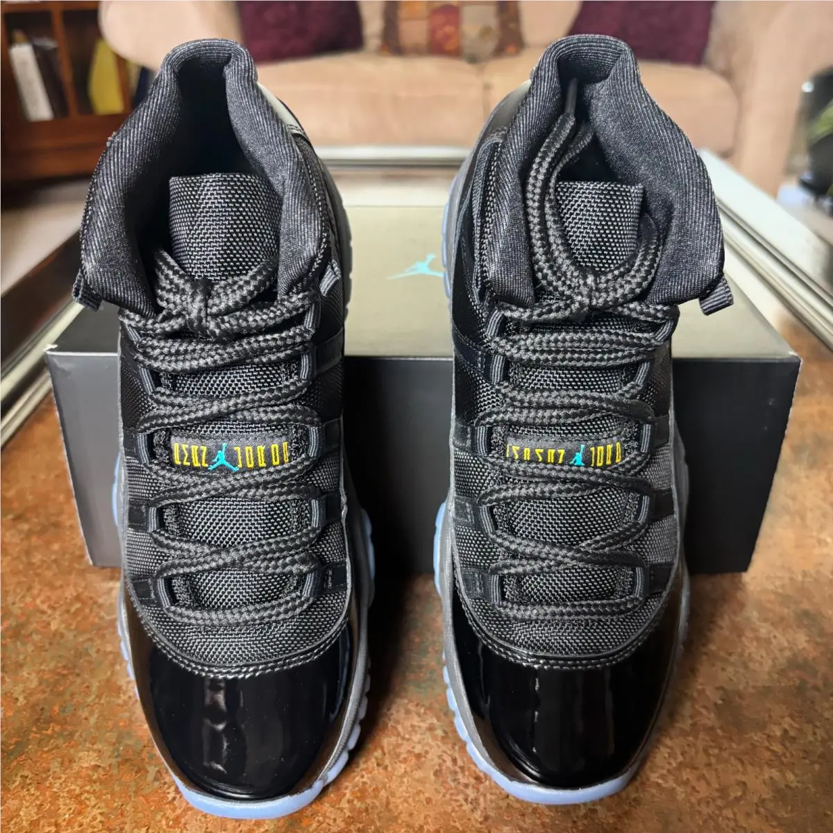 Nike shoes - Nike Air Jordan 11 Retro - 378038-047 - Black 2