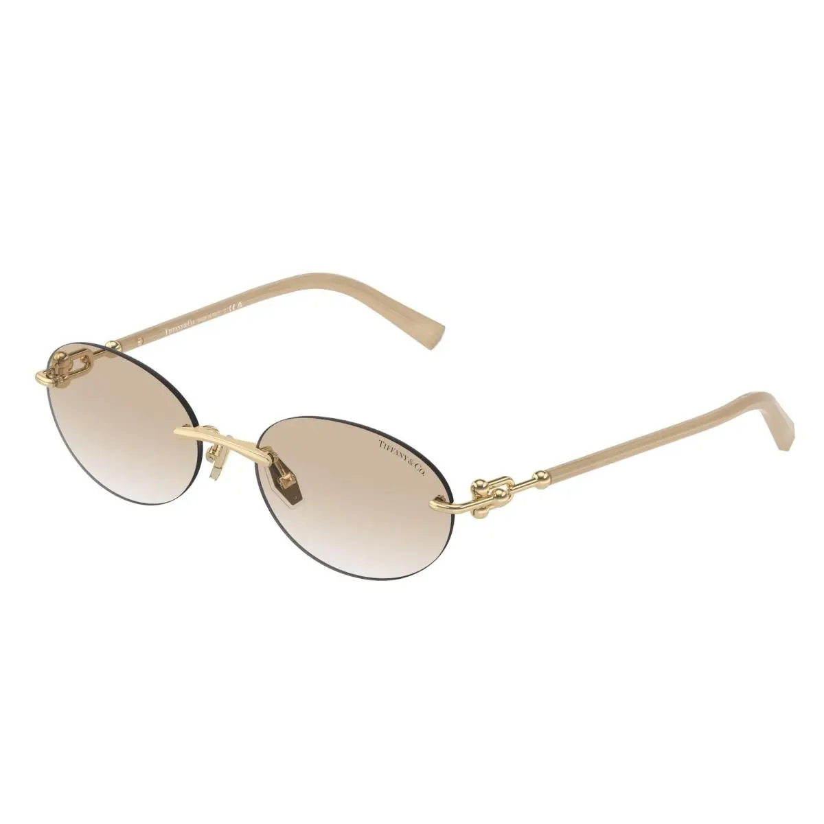 Tiffany 3104D Sunglasses 617811 Gold