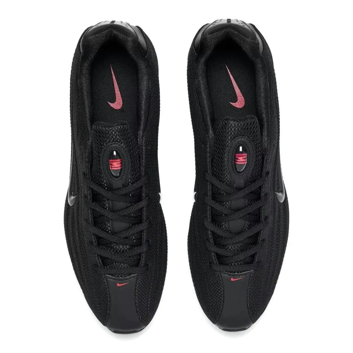 Nike shoes - Nike Shox - Shox - Black, Manufacturer: Black/University Red/Black 12