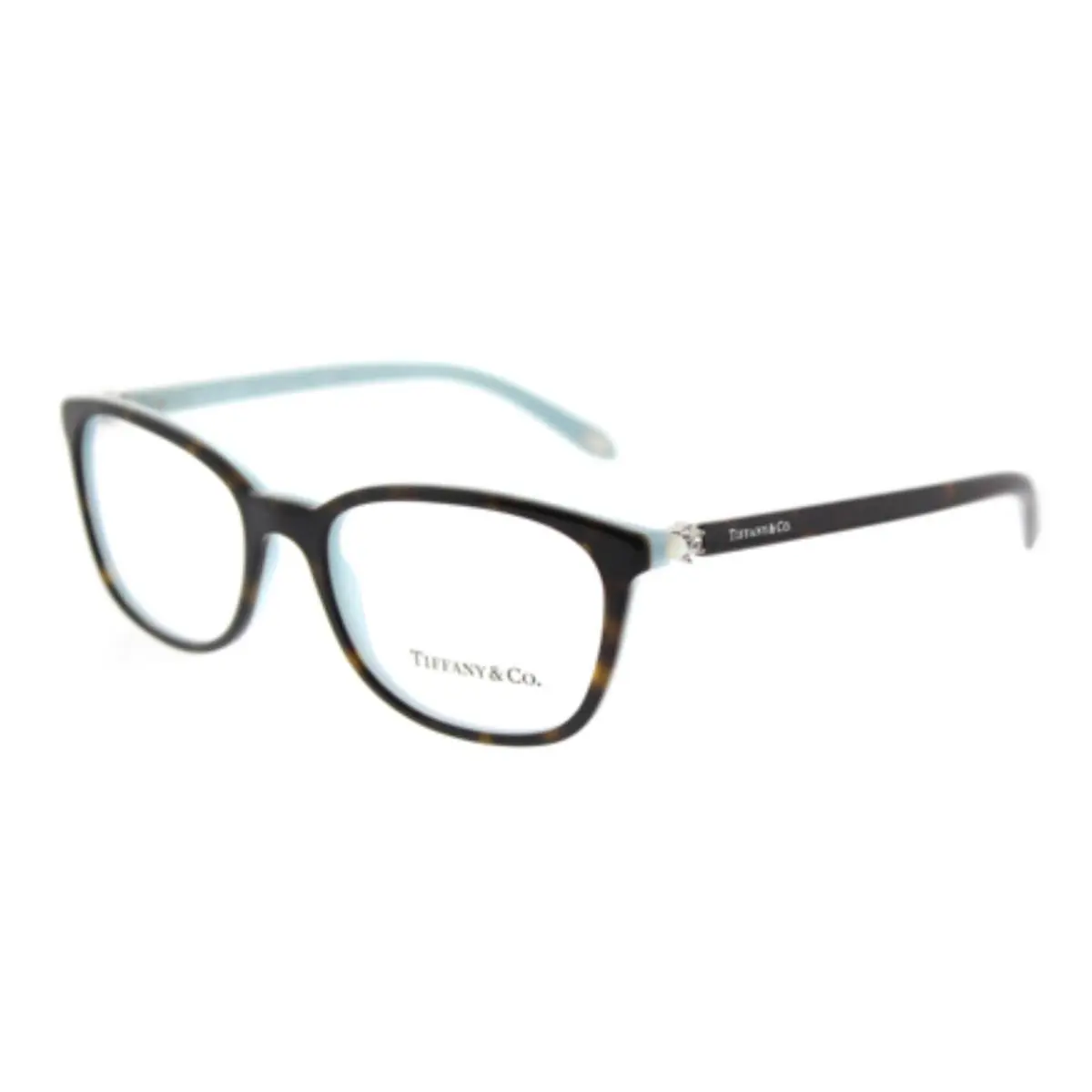 Tiffany Co. Eyeglasses TF 2109-H-B 8134 53-17 Tortoise Blue W/crystals+pearls