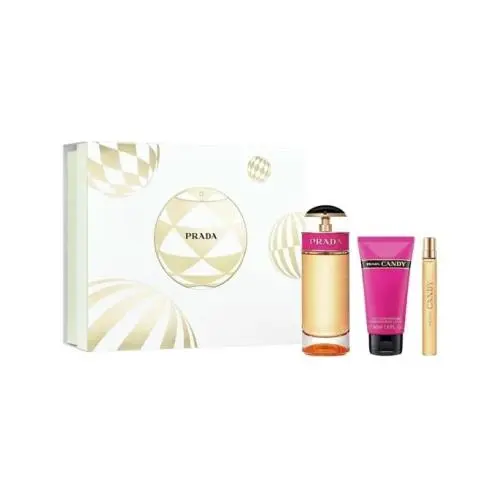 Prada Candy Edp Set - Full Size 2.7oz 80ml + Travel 0.33oz + Body Lotion 1.7oz