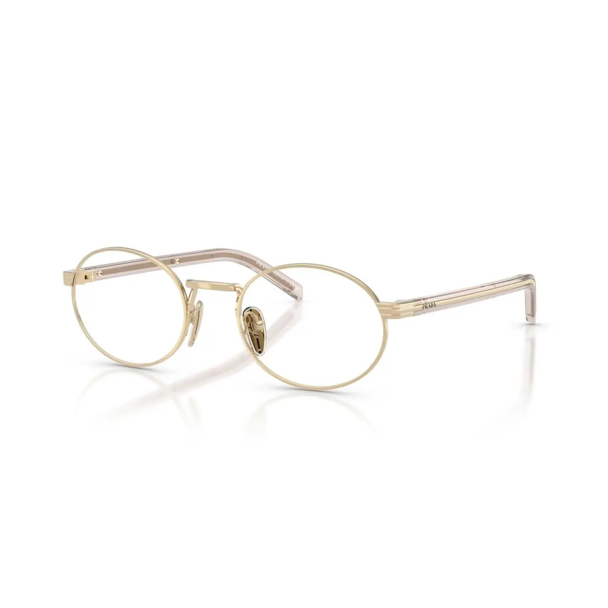 Prada B55V Eyeglasses ZVN1O1 Gold