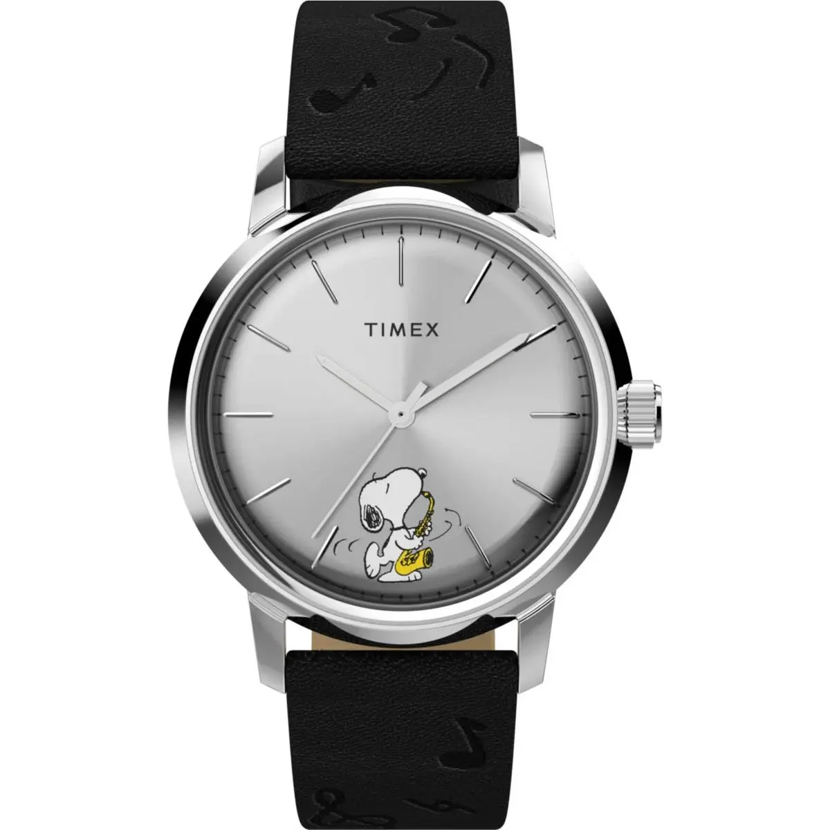 Marlin x Peanuts 40mm Silver Dial Men`s Watch TW2W68800 by Timex