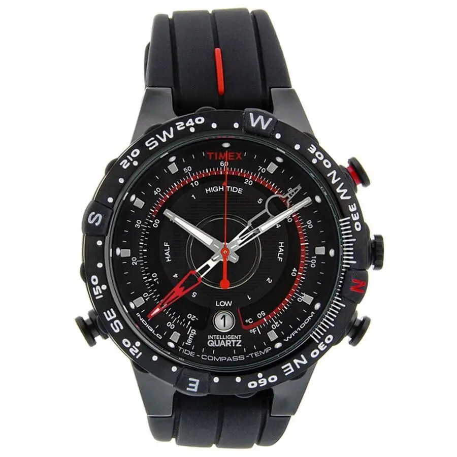 Men`s Expedition E-tide Temperature Compass Watch - T2N720 by Timex
