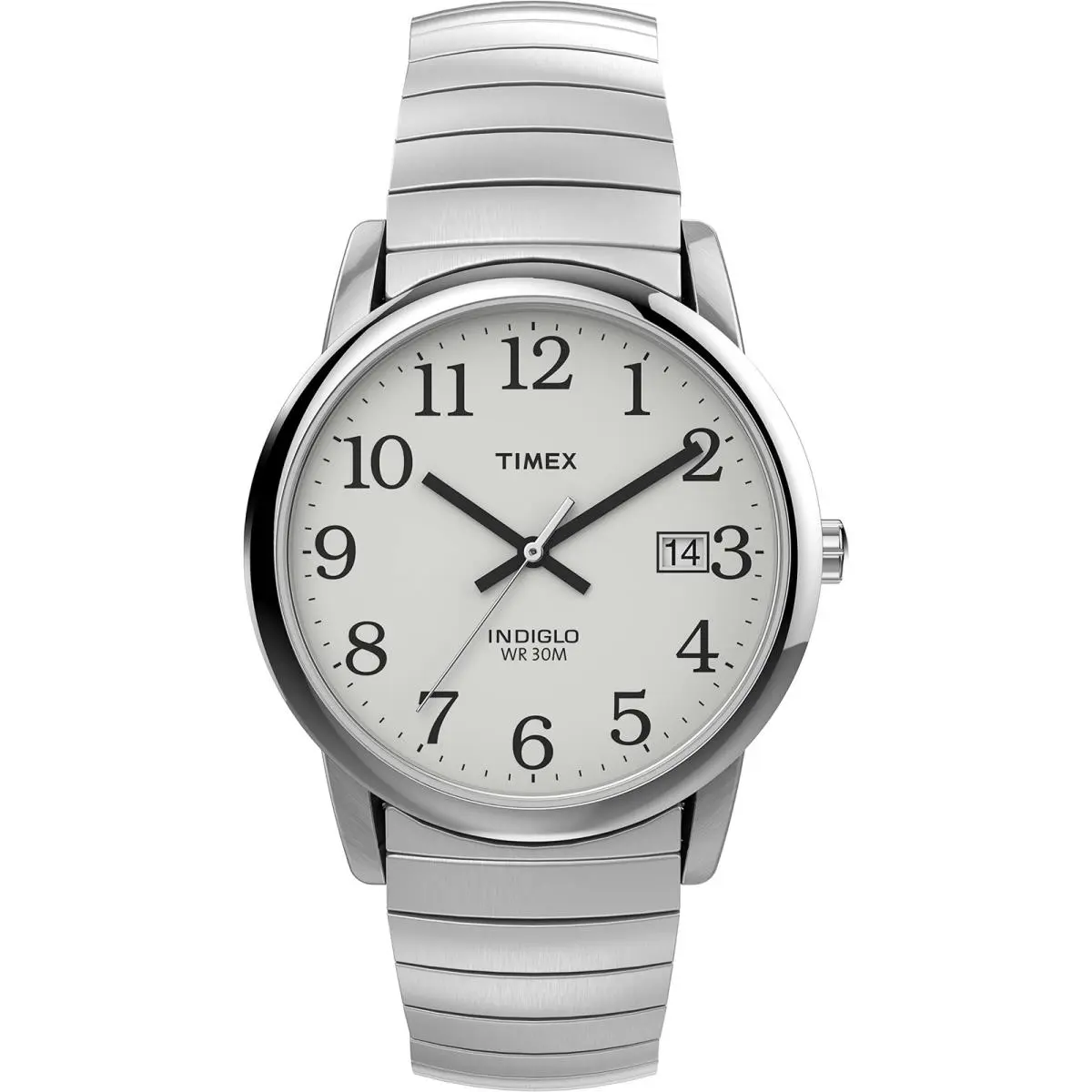 Men`s Easy Reader Watch 35mm Stainless Steel Watch - T2H451 by Timex