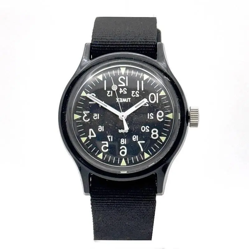 TW2R56600 Beams x Engineered Garments Black Band Reverso Camper Watch by Timex