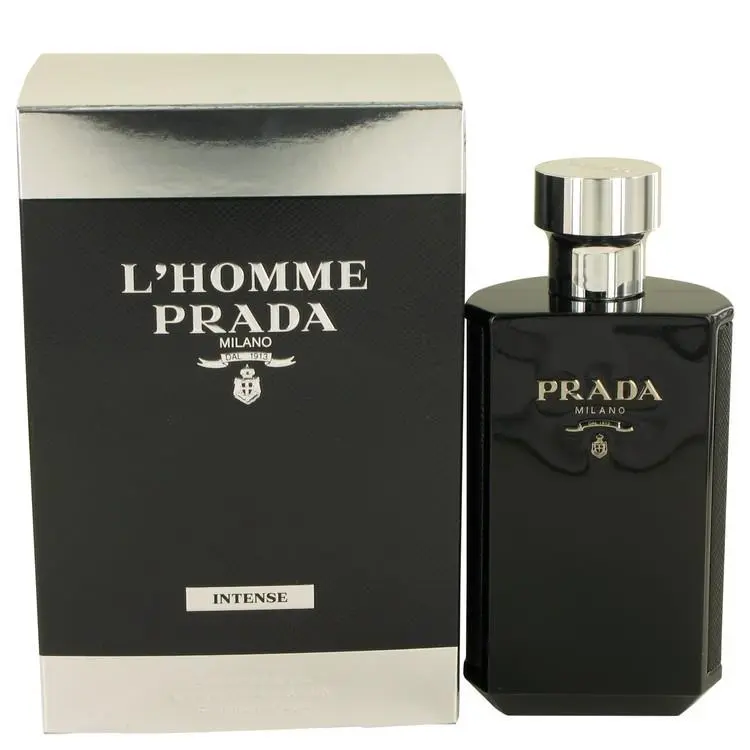 Prada L`homme Intense by Prada Eau De Parfum 3.4 oz For Men