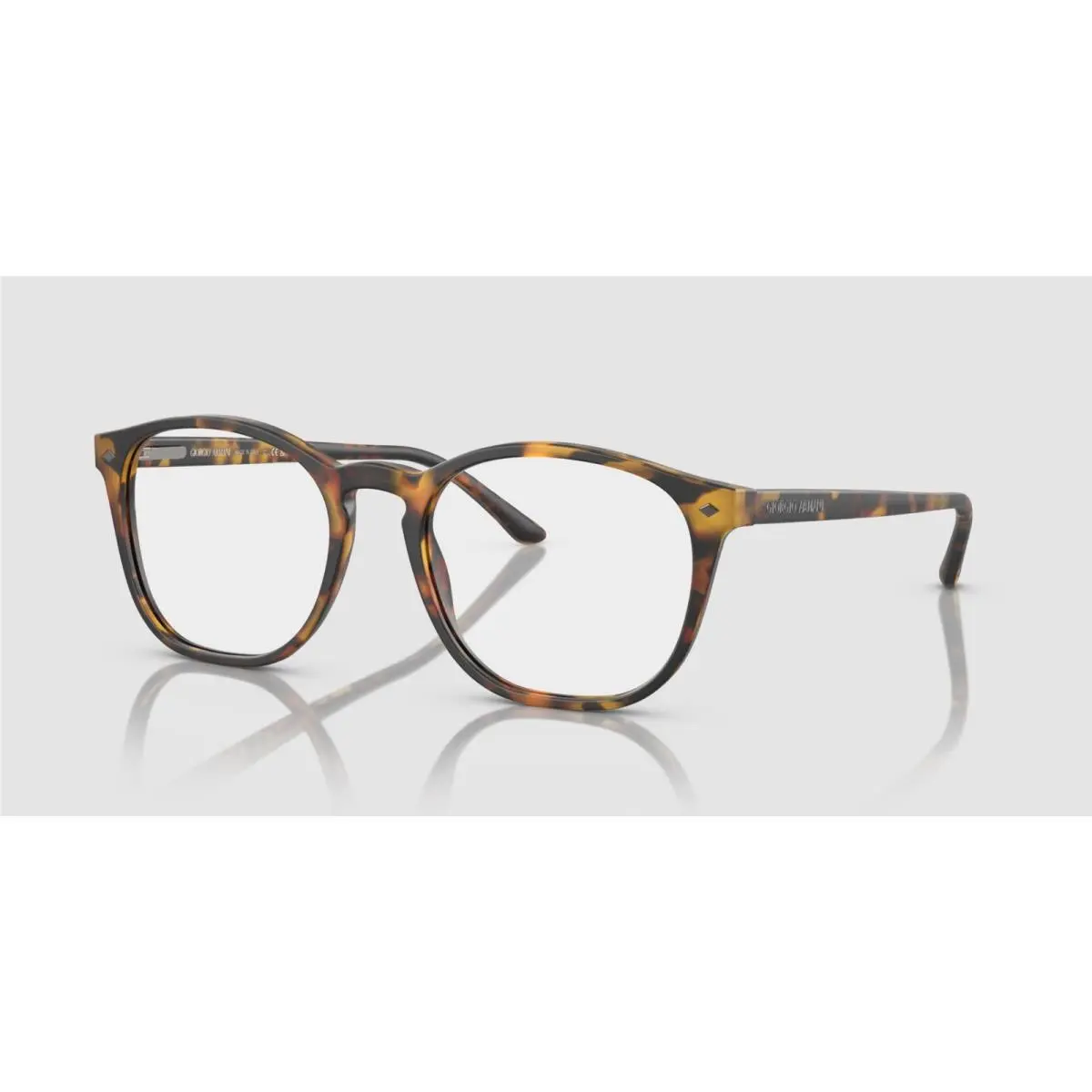 Giorgio Armani AR7074 5492 Yellow Havana Demo Lens 50 mm Men`s Eyeglasses