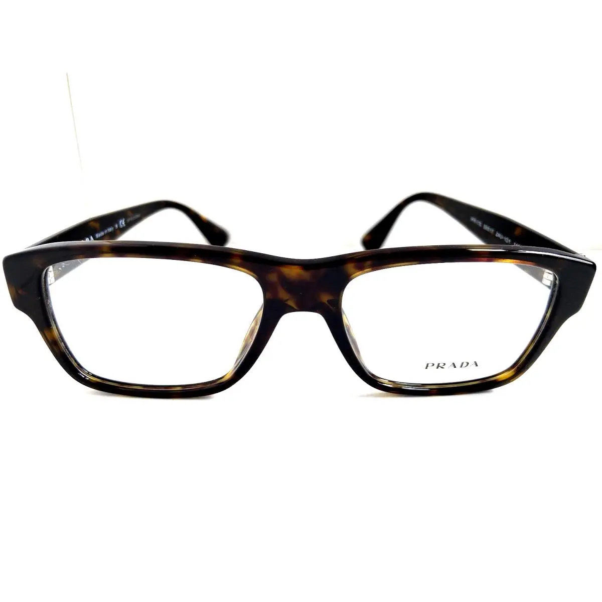 Prada Vpr 17S 2AU-1O1 53mm Tortoise Men`s Women`s Eyeglasses Frame Italy