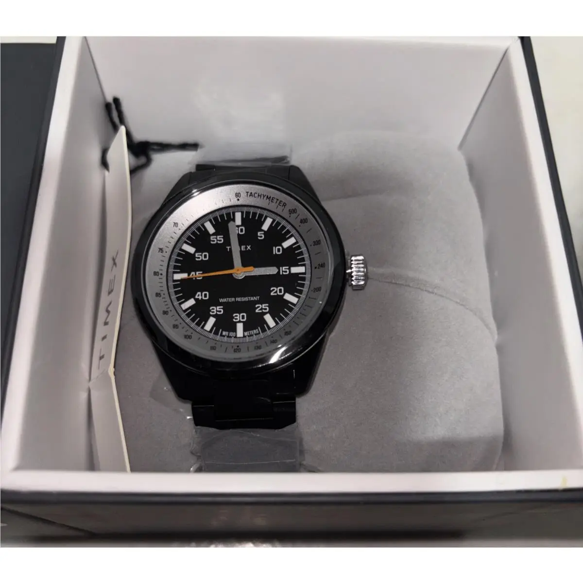 Sport Wristwatch Black Stainless Steel Quartz Huckberry 1979 Black Max by Timex